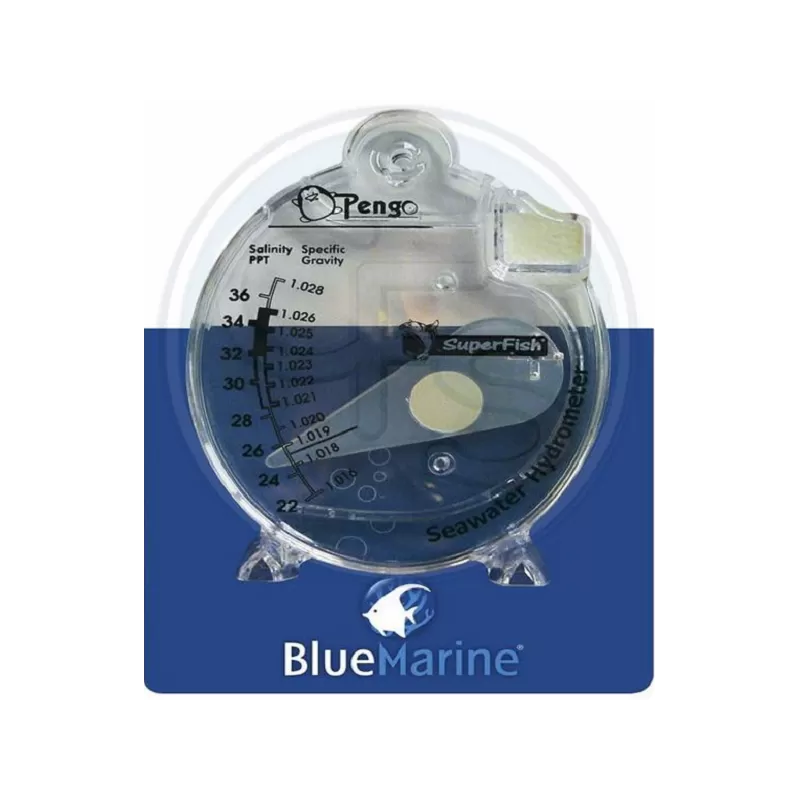 Blue marine hydrometer