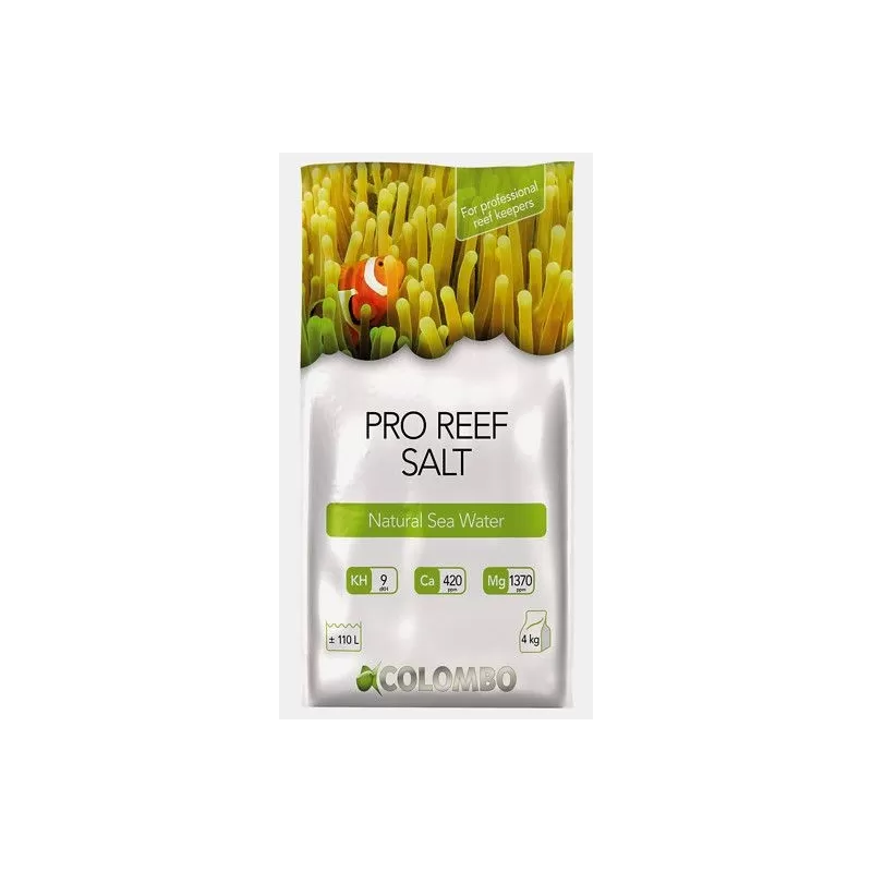 Colombo natural reef salt 4 kg stazak