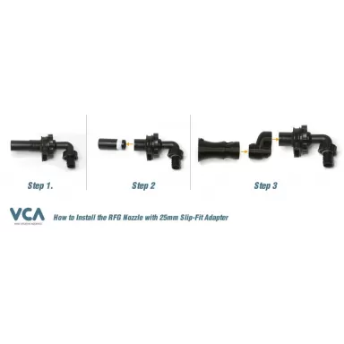 VCA RSR 25mm Slip-Fit-Drop Adapter for RFG