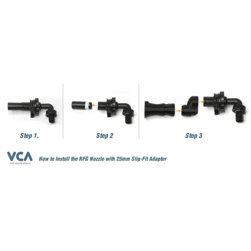 VCA RSR 25mm Slip-Fit-Drop Adapter for RFG