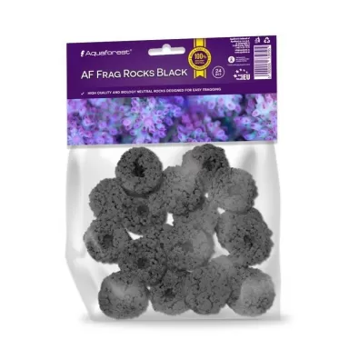 Aquaforest Frag Rocks Black 24pcs