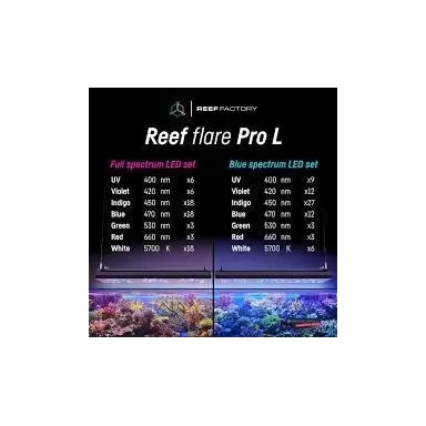 Reef Factory Reef Flare Pro L Blue Black 240W