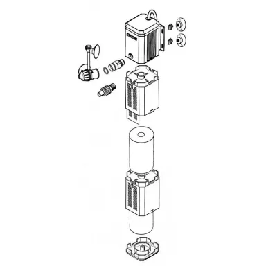 EHEIM BINNENFILTER POWERLINE 2048 600 L H