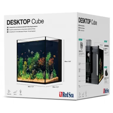 Red Sea Desktop Cube with cabinet White