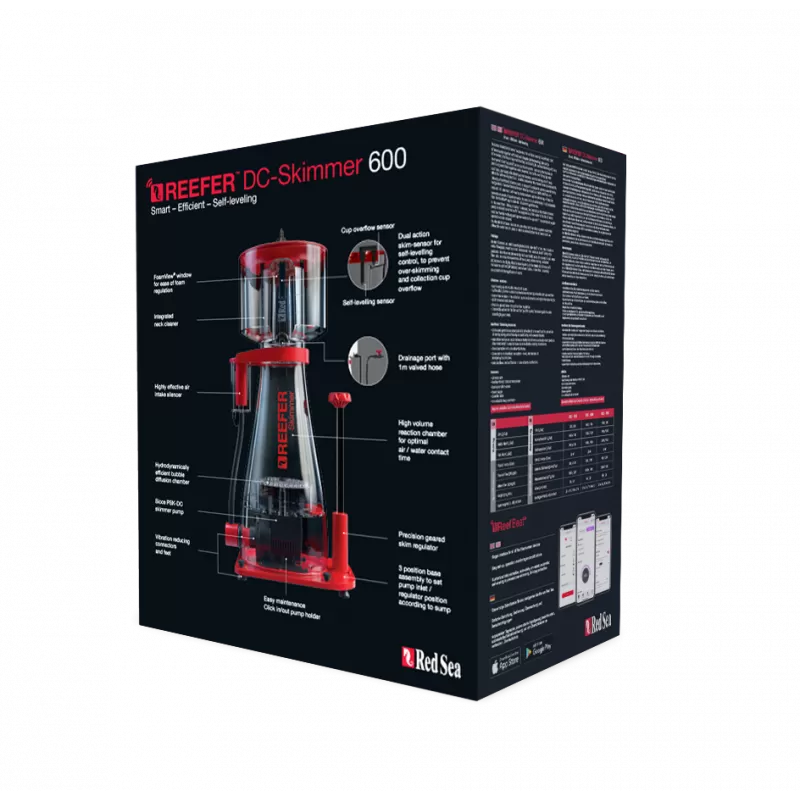 Red Sea Reefer Skimmer 600 with DC Pump