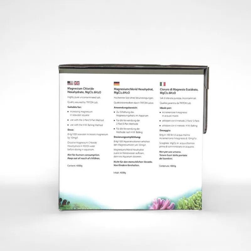 Korallen- und Fischgeschäft - triton -mgcl2-4kg