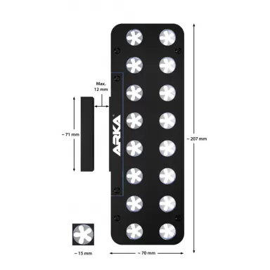 Arka Acryl Frag Rack Deck met magneet en 16 gaten kopen? | Coralandfishstore