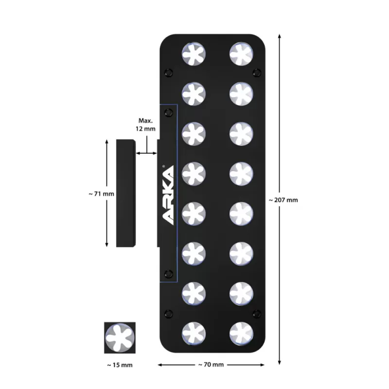 Arka Acryl Frag Rack Deck met magneet en 16 gaten kopen? | Coralandfishstore