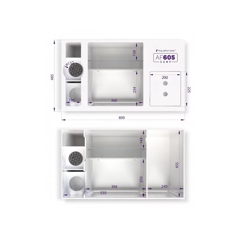 Aquaforest sump 80-605 (120) kopen? | Coralandfishstore.nl